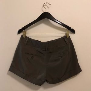 VINTAGE Express Silk Dark Green Shorts